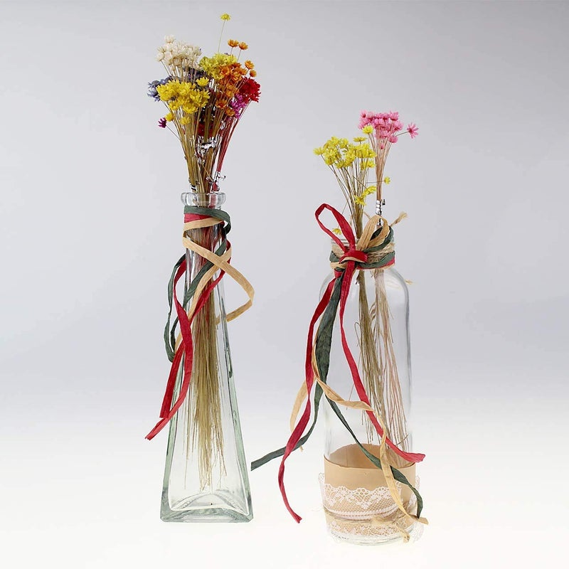 CREATRILL 3 لفات من خيوط الكرافت الحمراء والخضراء 1/4" بطول 492 قدم، 164 قدم لكل لفة، خيوط تعبئة لعيد الميلاد - Image 5